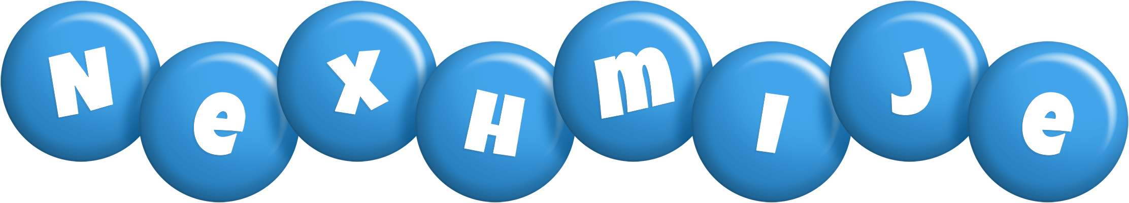 Nexhmije candy-blue logo