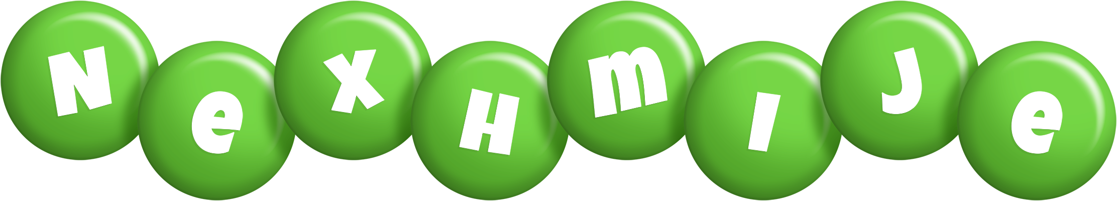 Nexhmije candy-green logo