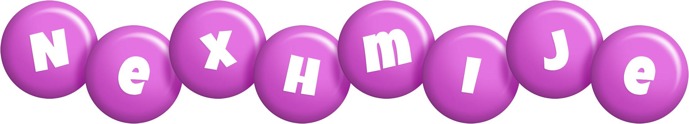 Nexhmije candy-purple logo