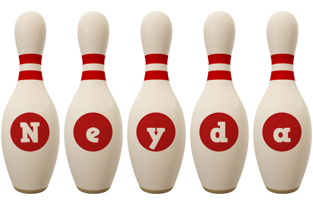 Neyda bowling-pin logo