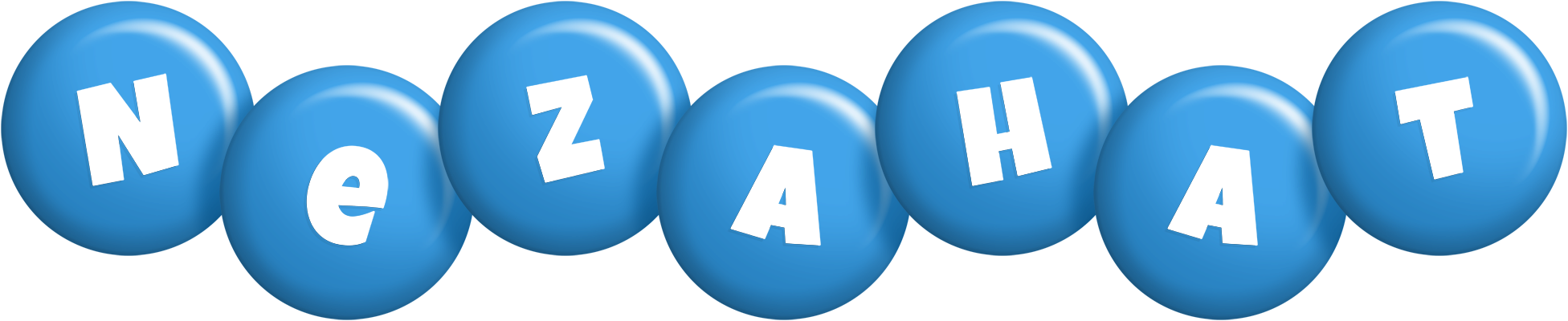 Nezahat candy-blue logo