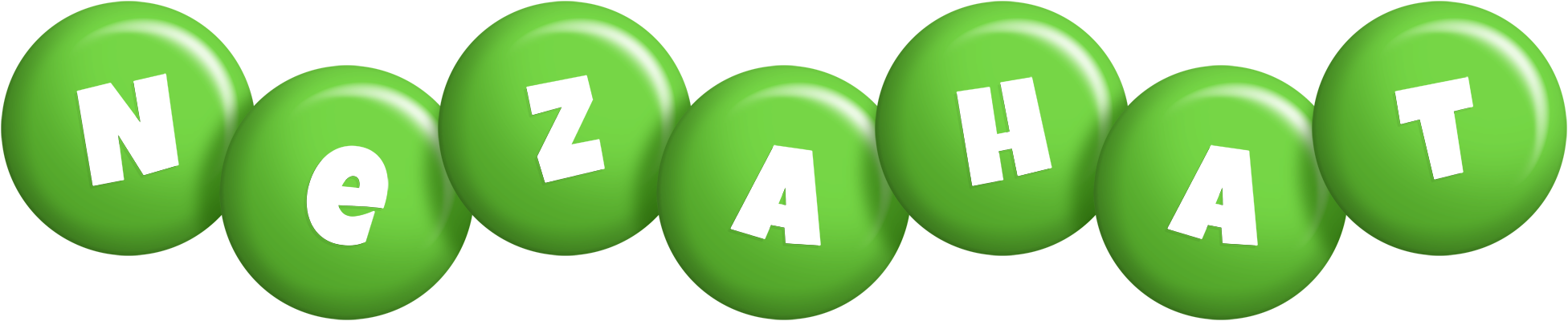 Nezahat candy-green logo