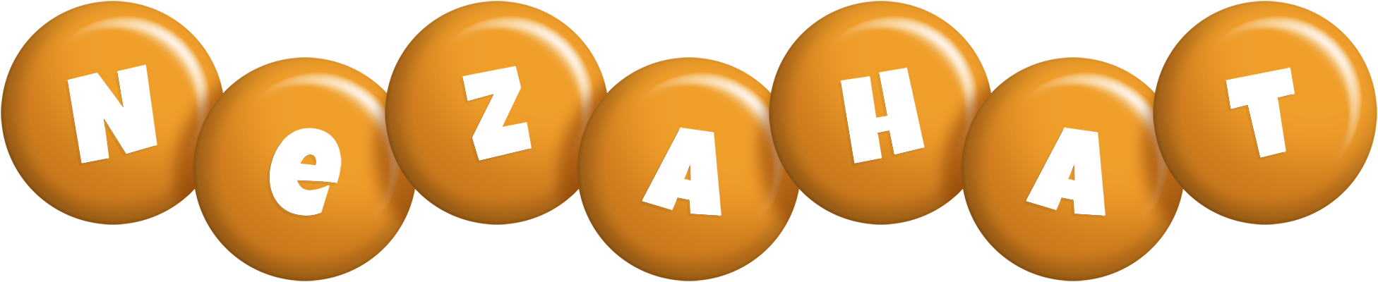 Nezahat candy-orange logo