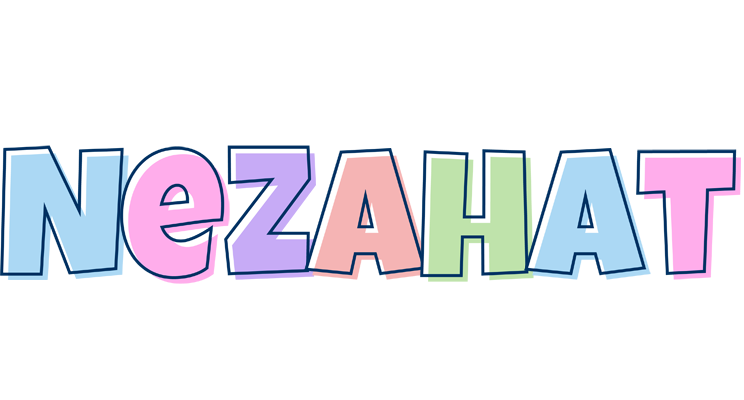 Nezahat pastel logo