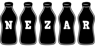Nezar bottle logo