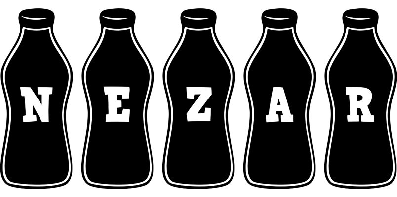 Nezar bottle logo