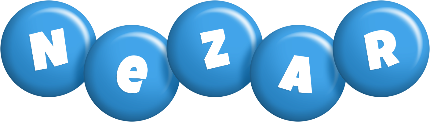 Nezar candy-blue logo