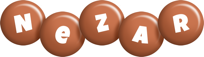 Nezar candy-brown logo