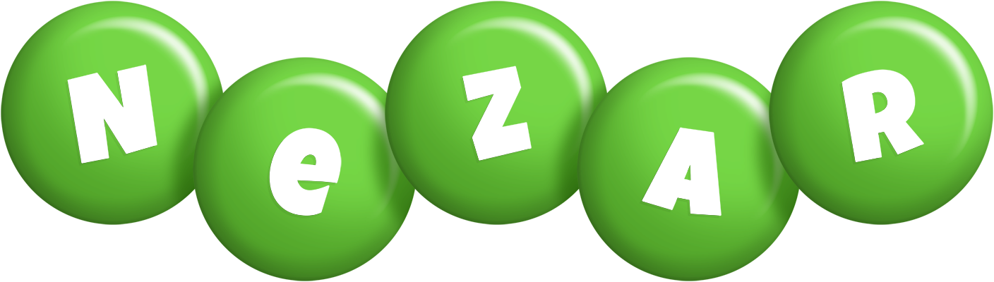 Nezar candy-green logo