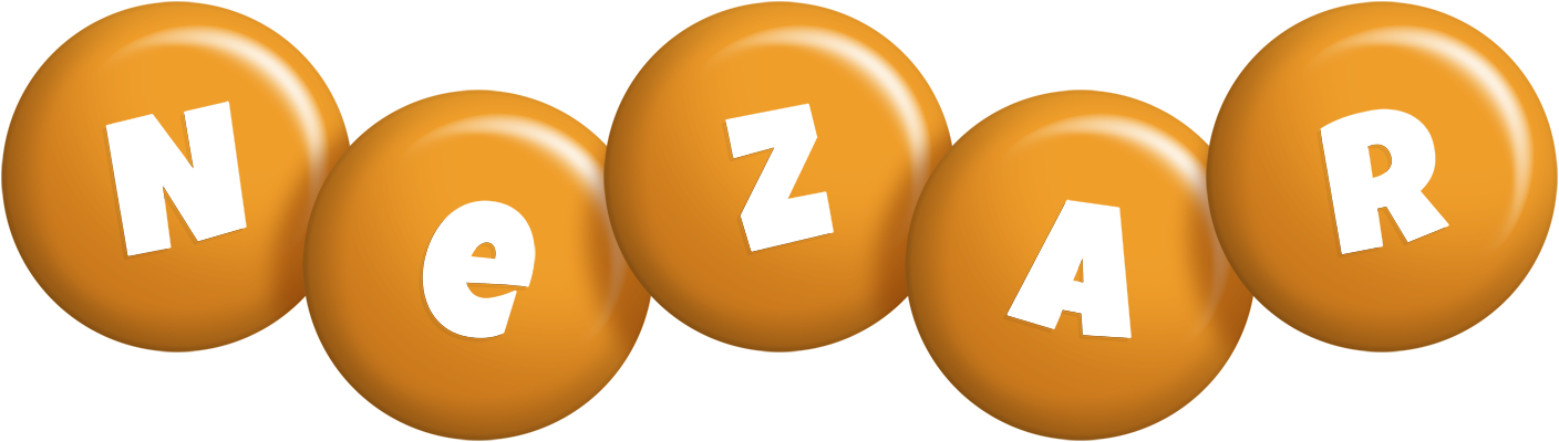 Nezar candy-orange logo