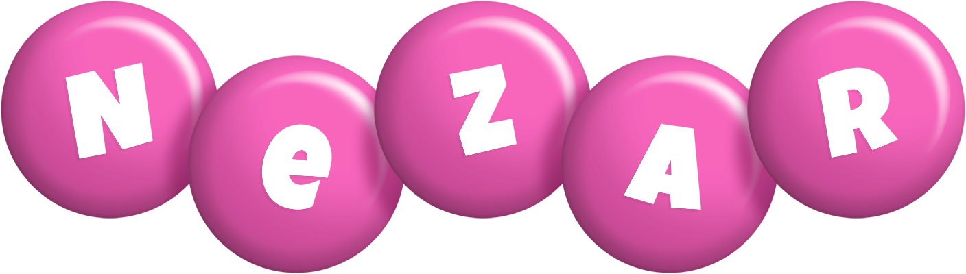 Nezar candy-pink logo