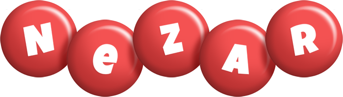 Nezar candy-red logo