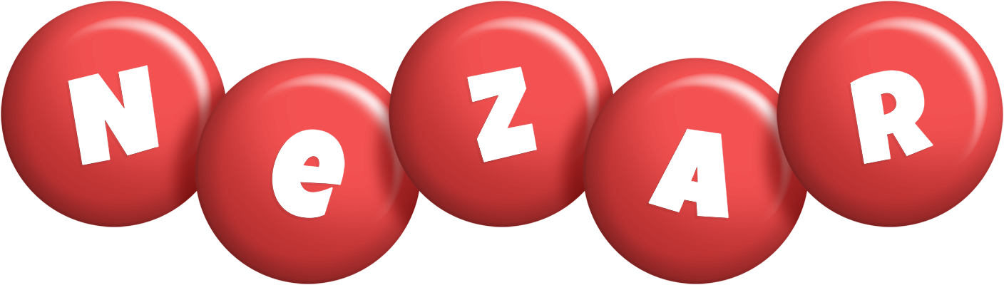 Nezar candy-red logo