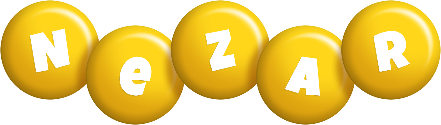 Nezar candy-yellow logo