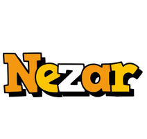 Nezar cartoon logo