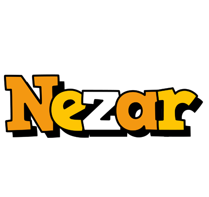Nezar cartoon logo