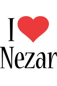 Nezar i-love logo
