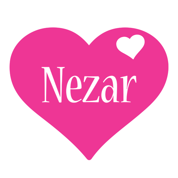 Nezar love-heart logo