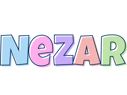Nezar pastel logo