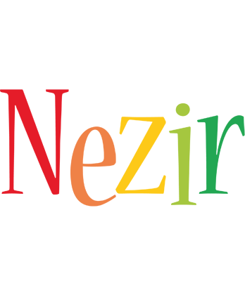 Nezir birthday logo