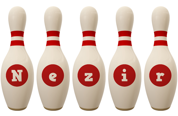 Nezir bowling-pin logo