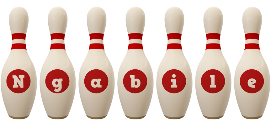 Ngabile bowling-pin logo