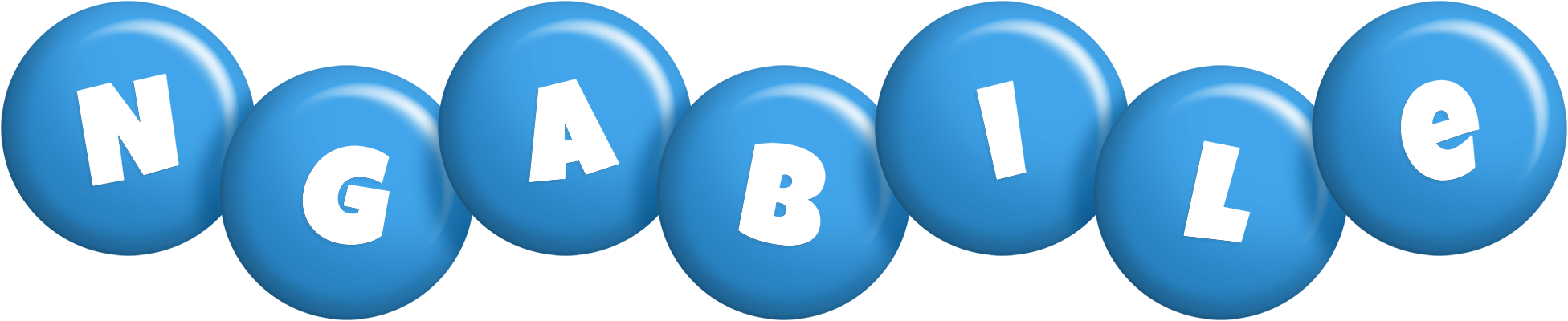 Ngabile candy-blue logo