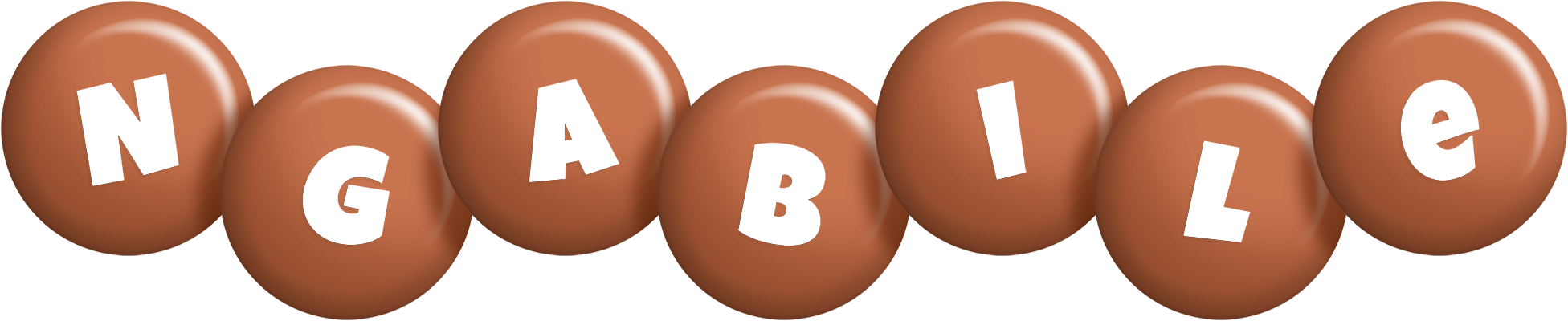 Ngabile candy-brown logo