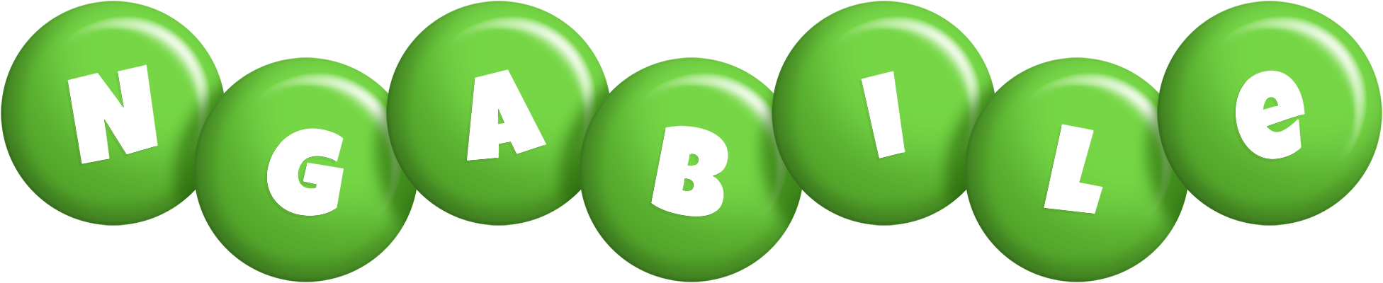 Ngabile candy-green logo