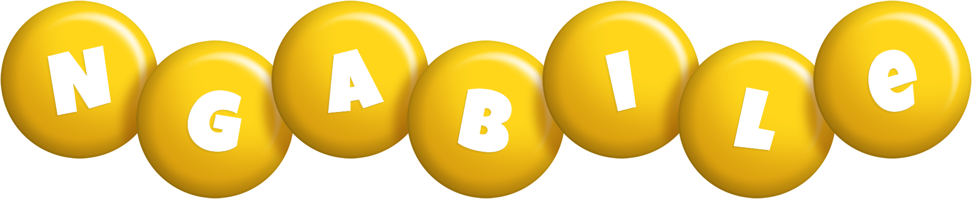 Ngabile candy-yellow logo