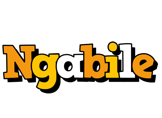 Ngabile cartoon logo