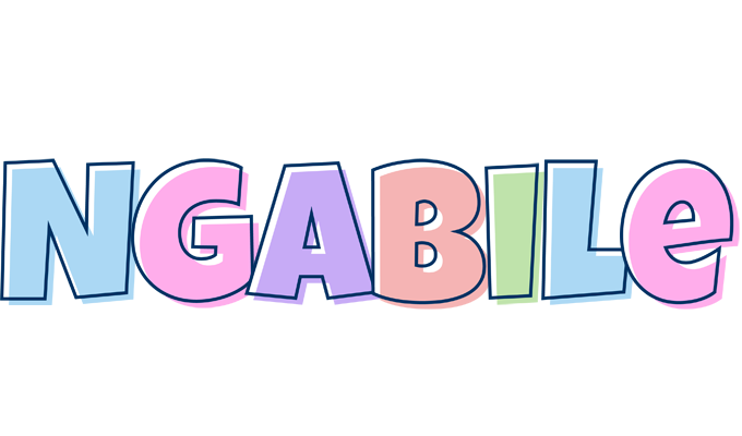 Ngabile pastel logo