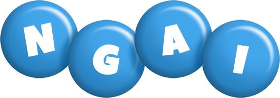 Ngai candy-blue logo
