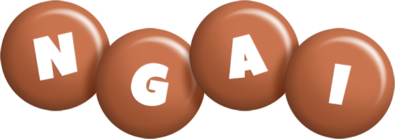 Ngai candy-brown logo