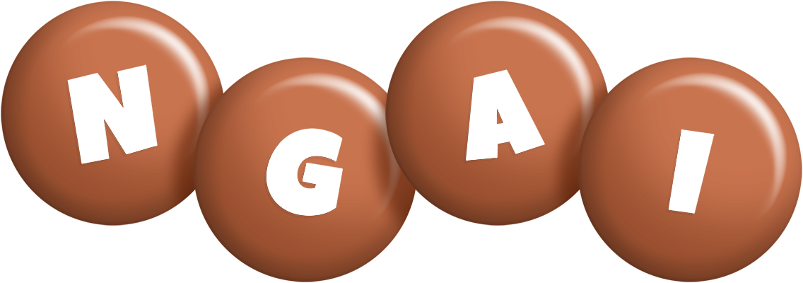 Ngai candy-brown logo