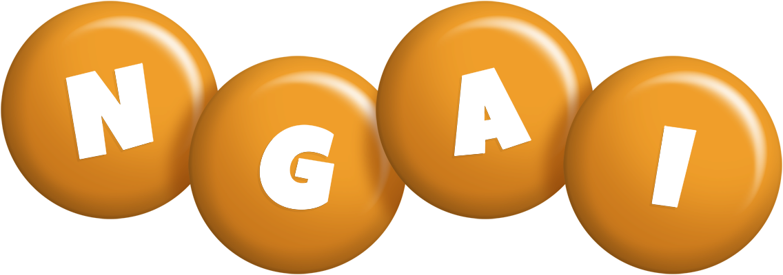 Ngai candy-orange logo