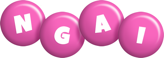 Ngai candy-pink logo