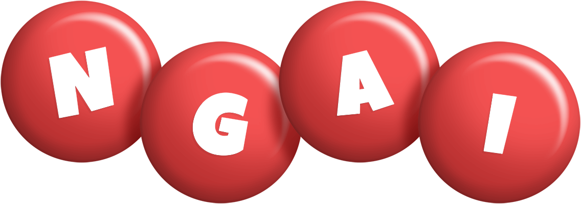 Ngai candy-red logo