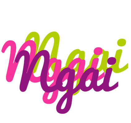 Ngai flowers logo