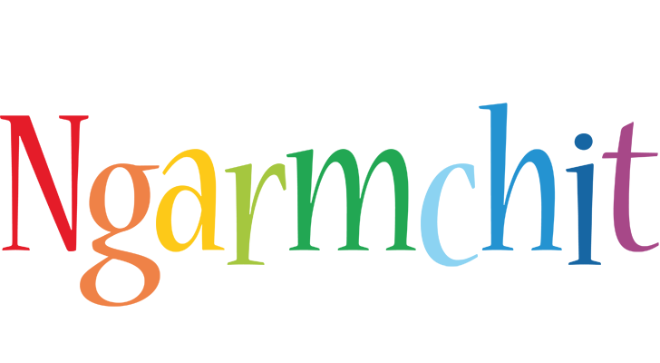 Ngarmchit birthday logo