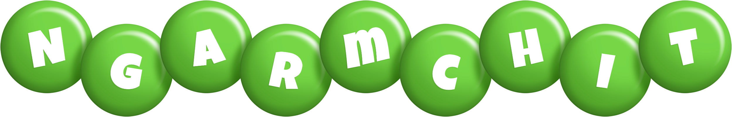 Ngarmchit candy-green logo