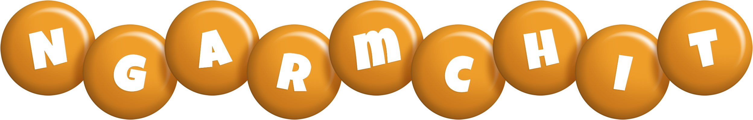 Ngarmchit candy-orange logo