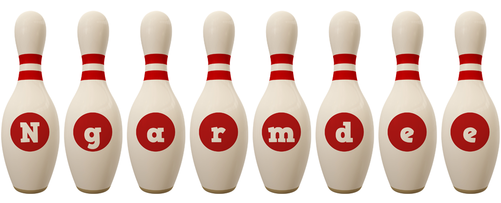 Ngarmdee bowling-pin logo