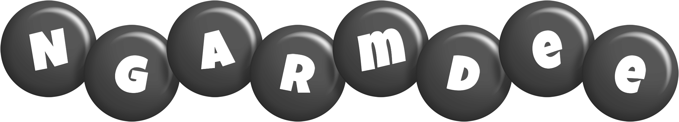 Ngarmdee candy-black logo