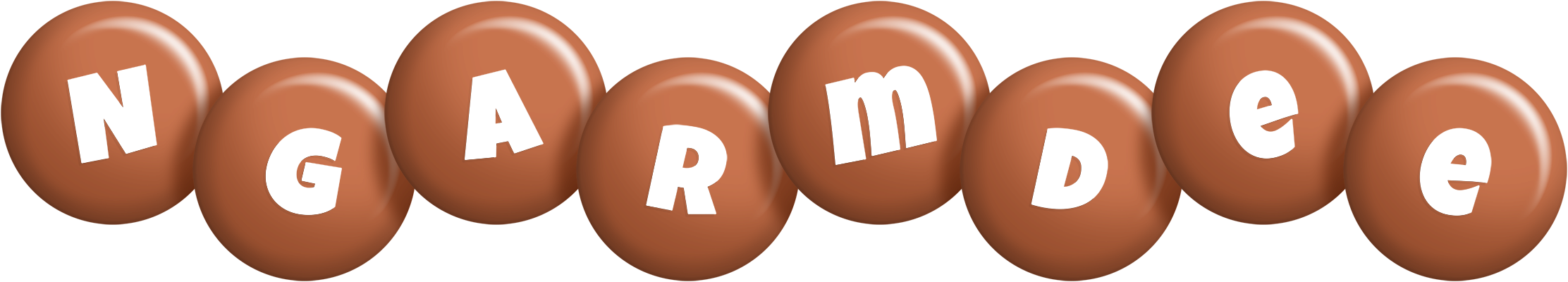 Ngarmdee candy-brown logo