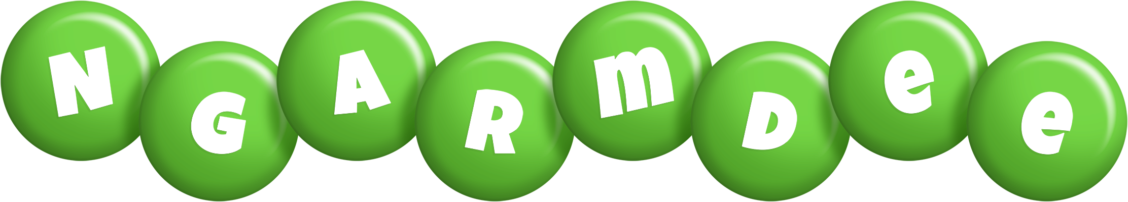 Ngarmdee candy-green logo