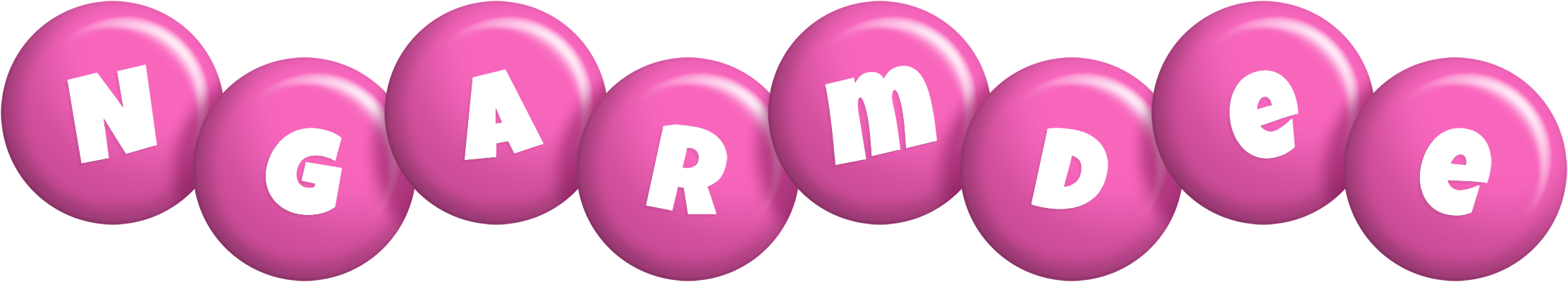 Ngarmdee candy-pink logo