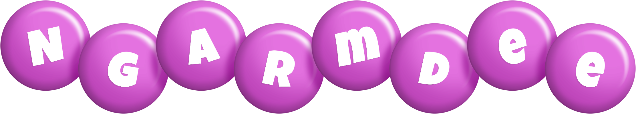 Ngarmdee candy-purple logo