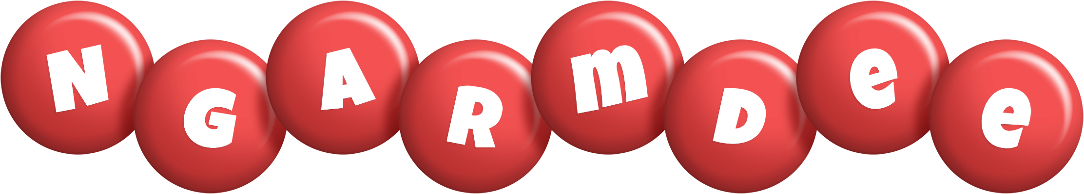 Ngarmdee candy-red logo