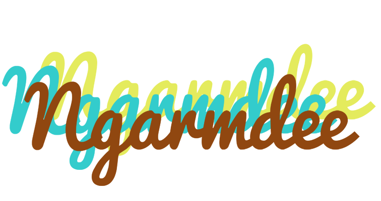 Ngarmdee cupcake logo